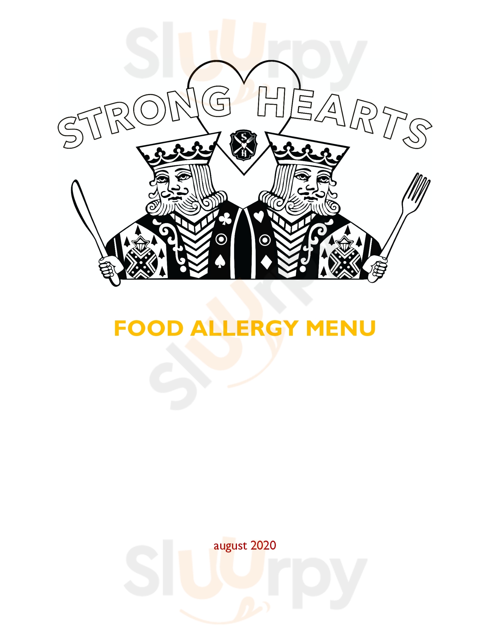 Strong Hearts Cafe Syracuse Menu - 1