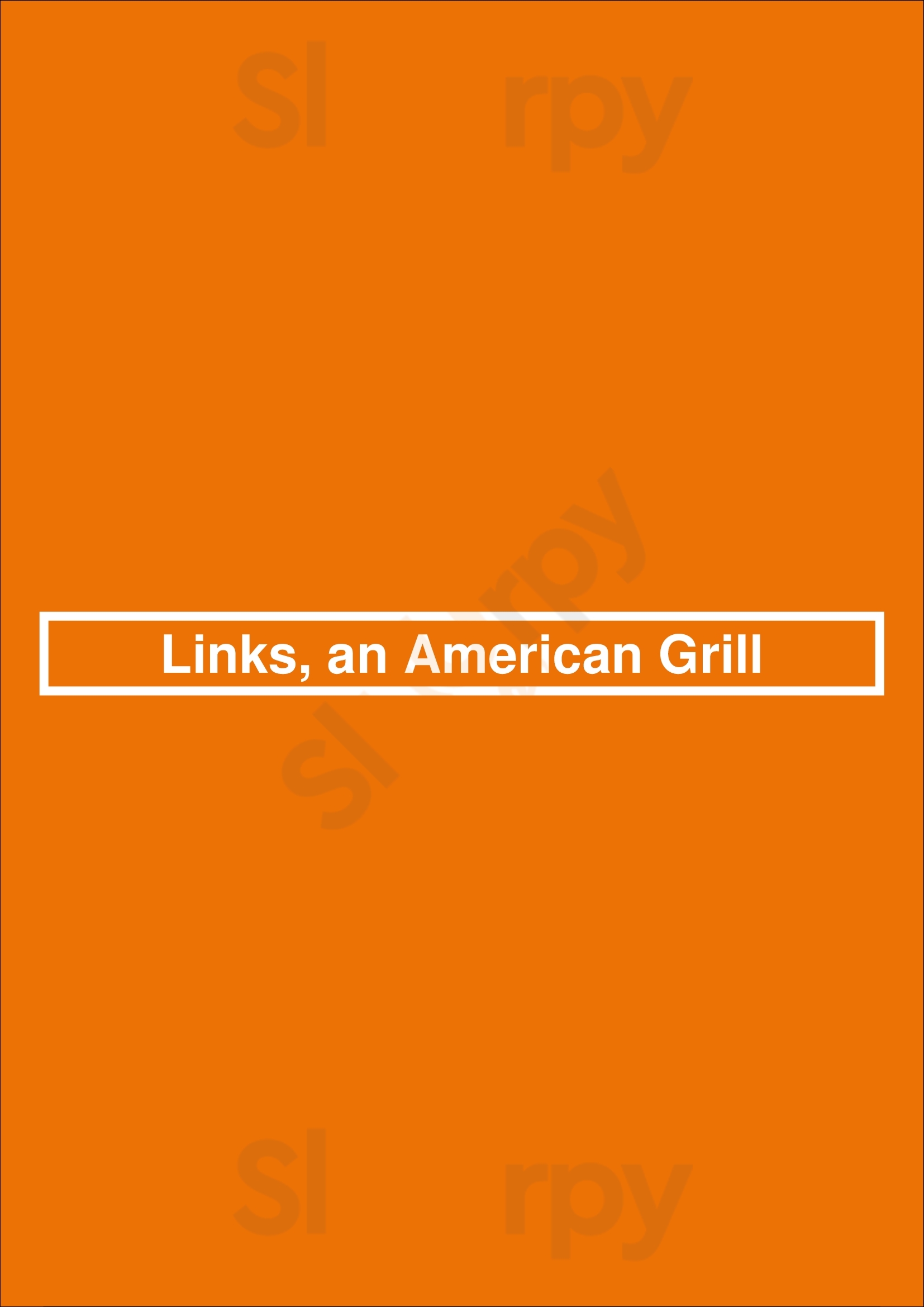 Links, An American Grill Hilton Head Menu - 1