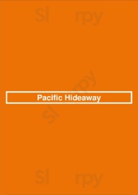 Pacific Hideaway menu