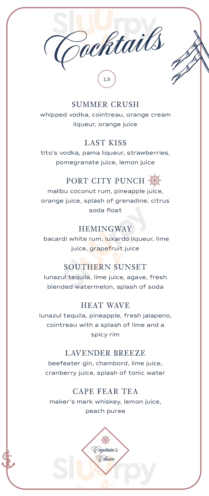 Main Menu - Elijah's Restaurant