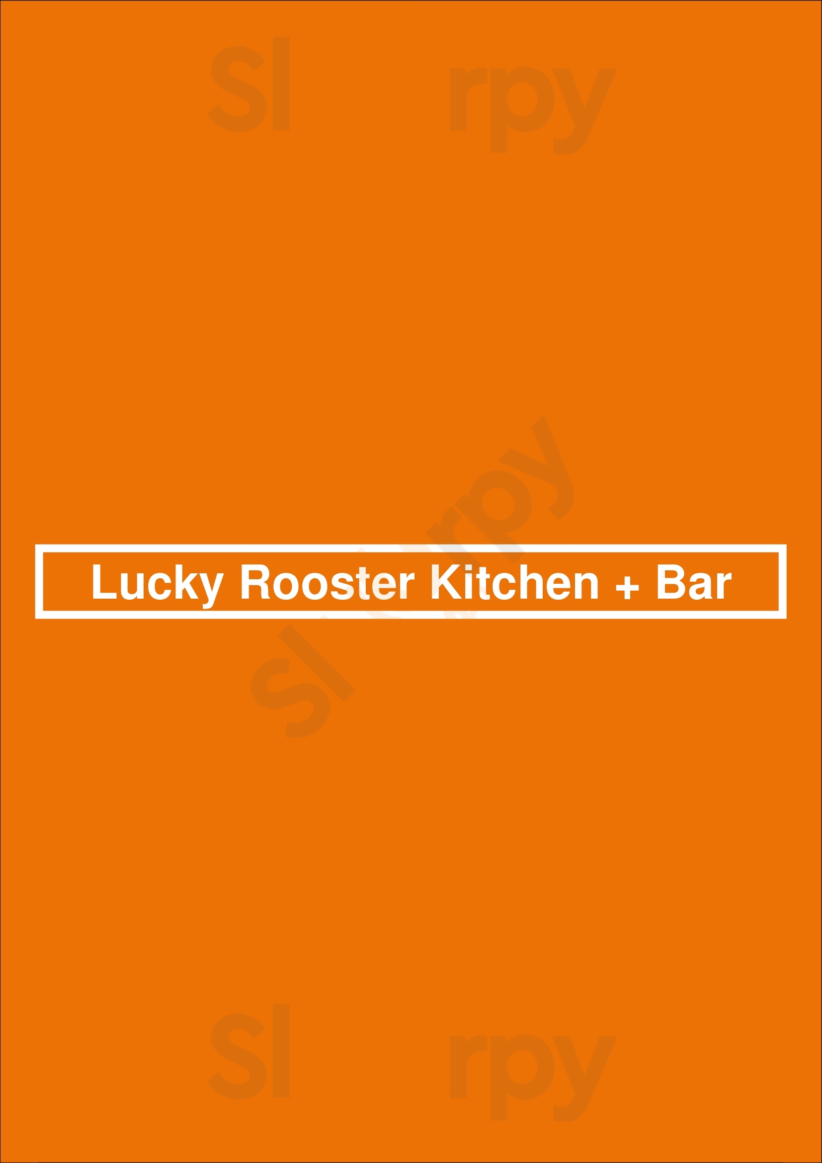 Lucky Rooster Kitchen + Bar Hilton Head Menu - 1