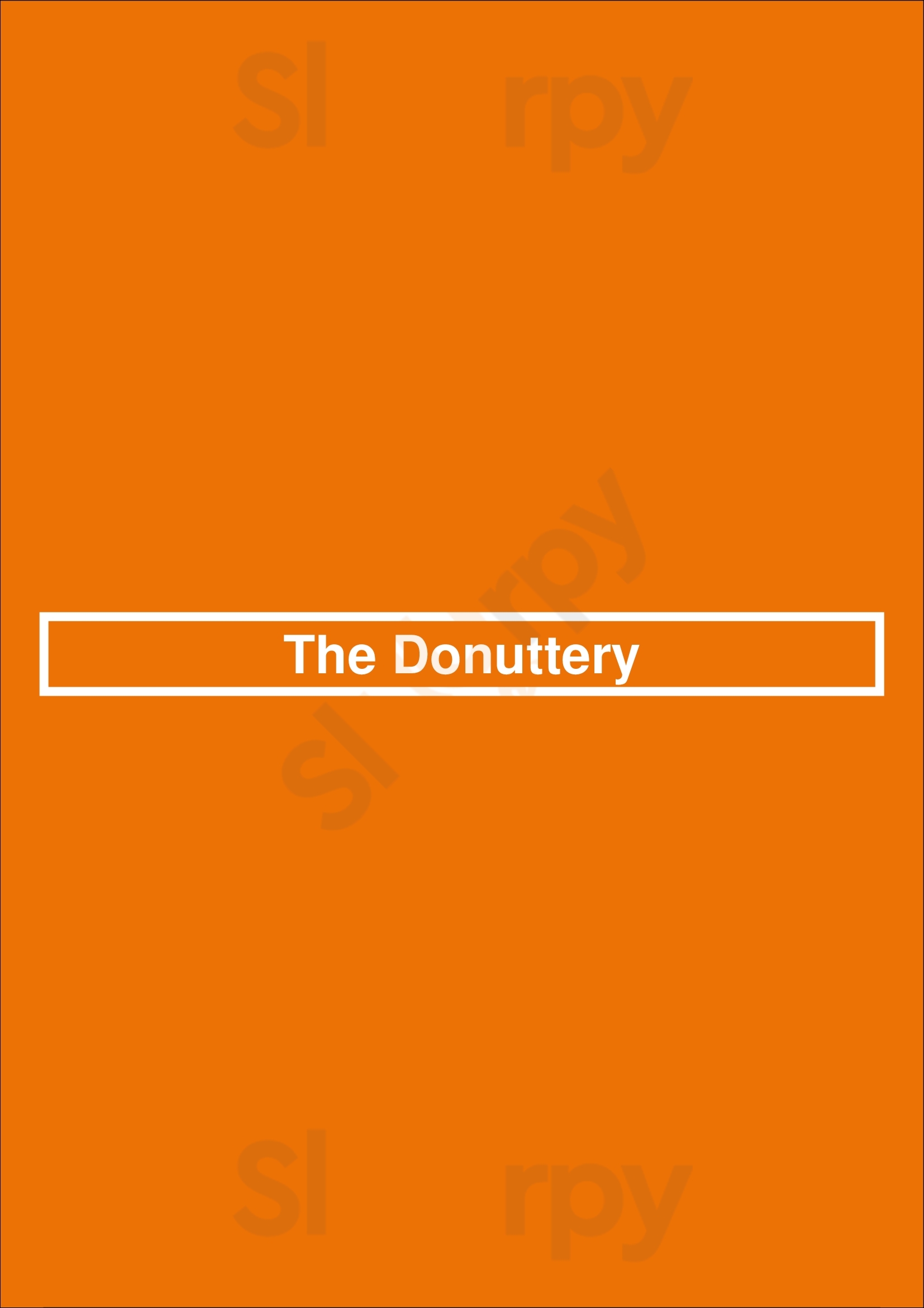 The Donuttery Huntington Beach Menu - 1