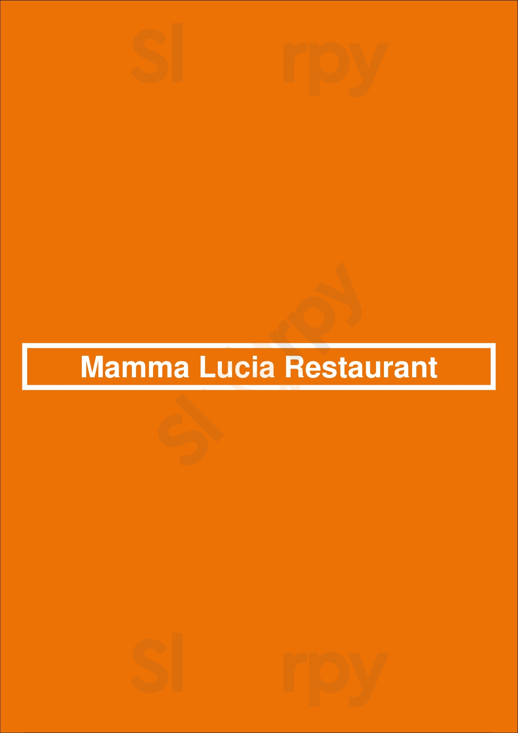 Mamma Lucia Restaurant Silver Spring Menu - 1