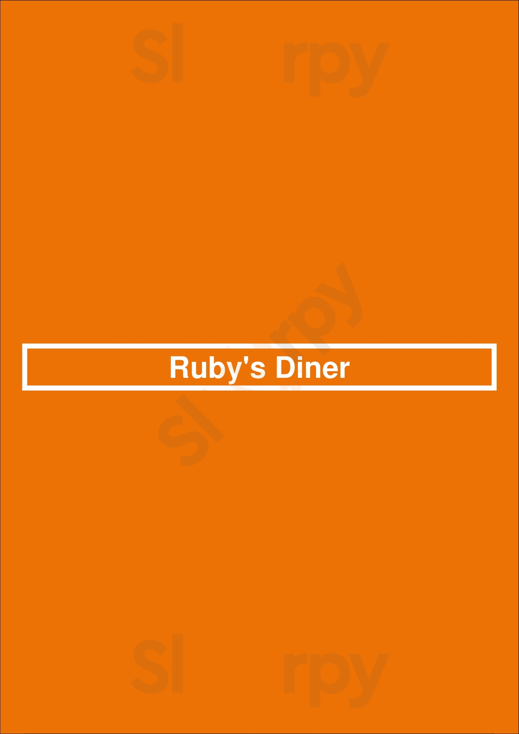 Ruby's Diner Corona del Mar Menu - 1