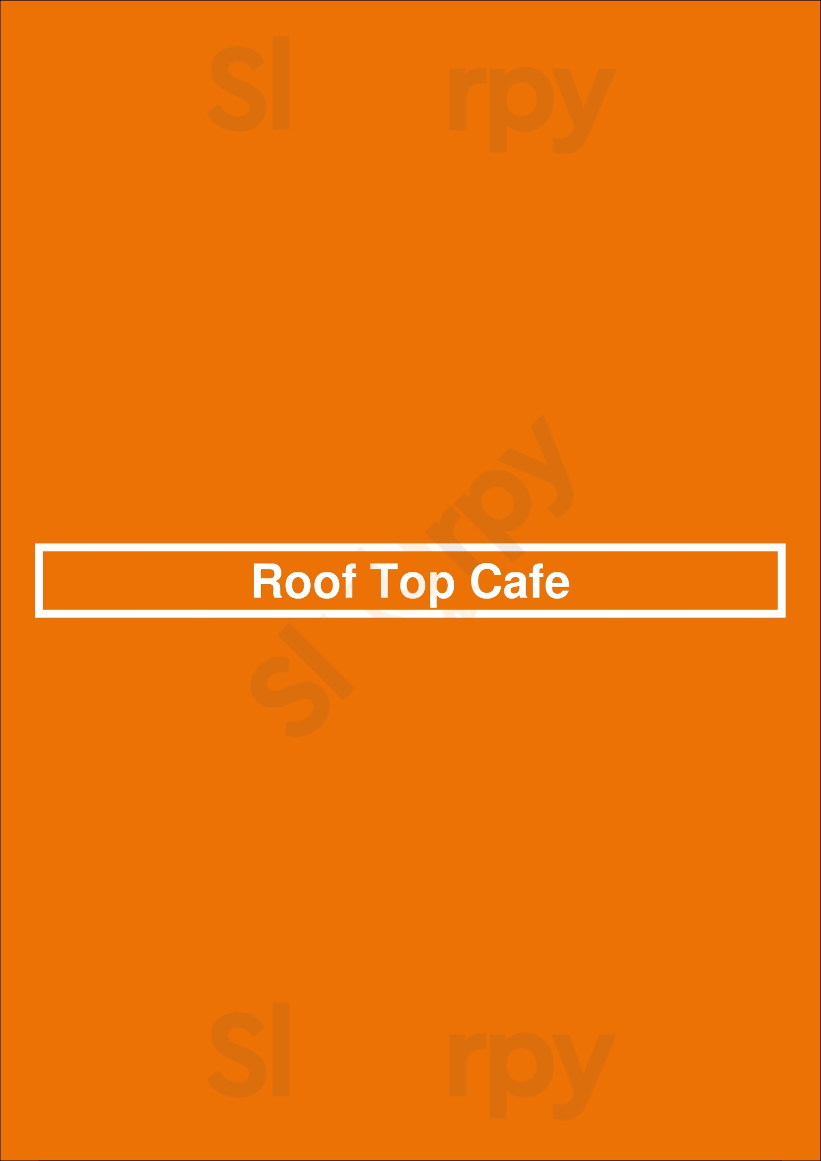 Roof Top Cafe Florida Keys Menu - 1