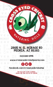 The Cross Eyed Cricket