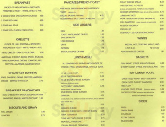 Jill's Joint Inc. menu