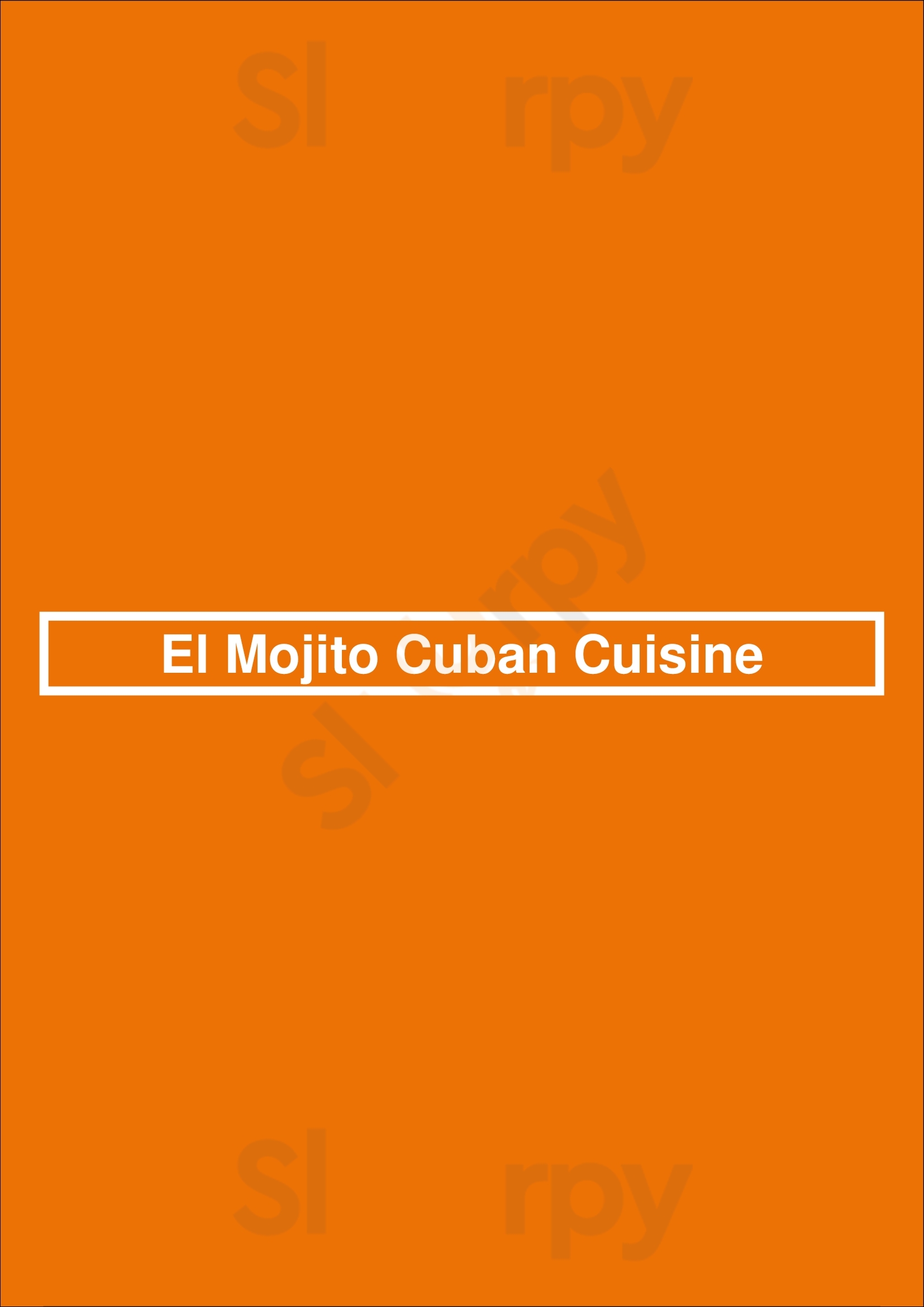 El Mojito Cuban Cuisine Spring Menu - 1