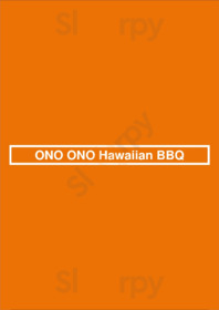 Ono Ono Hawaiian Bbq menu