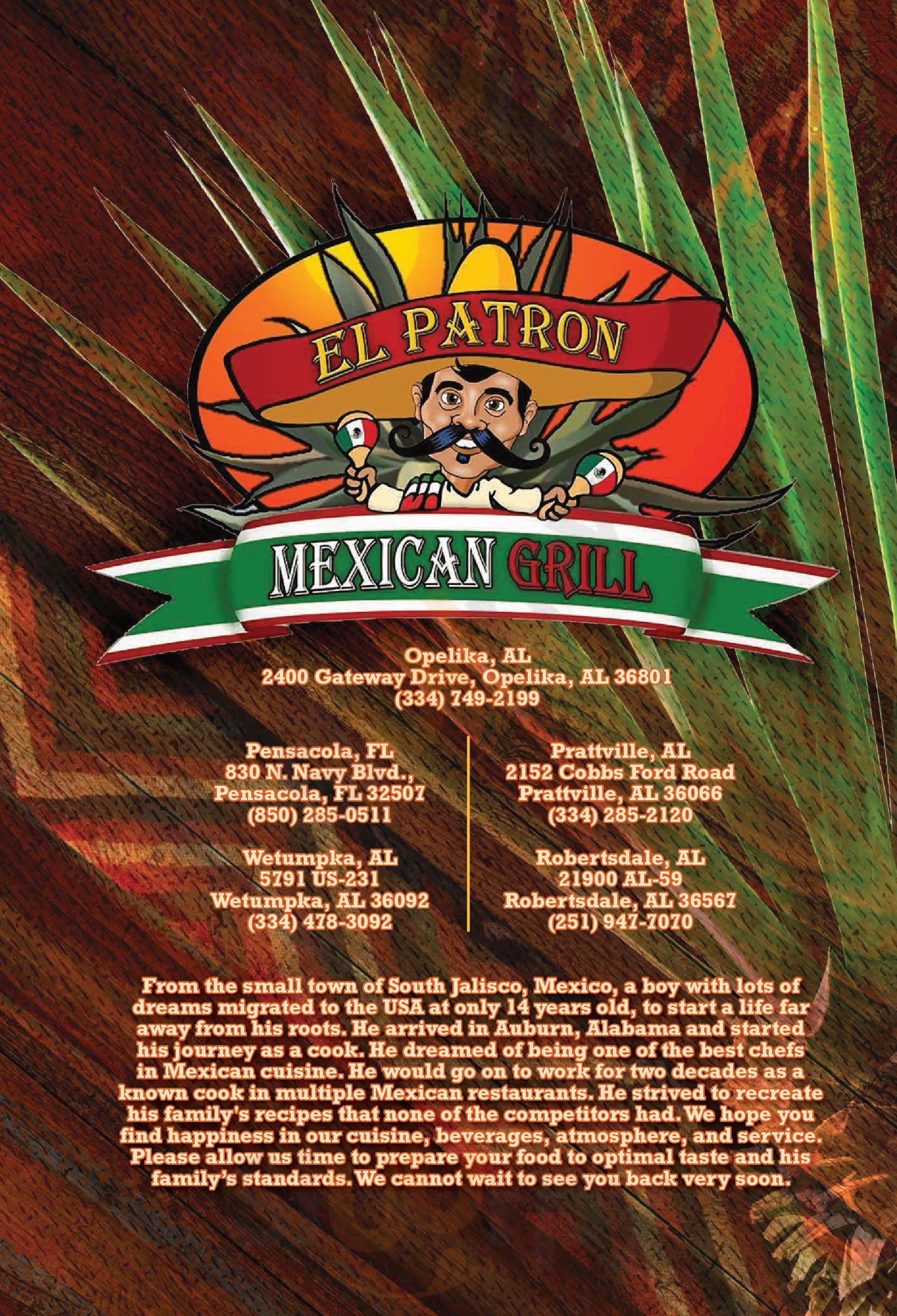 Rico Mexicon Pensacola Menu - 1