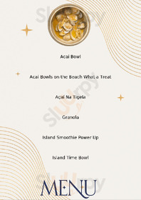 Island Smoothie menu