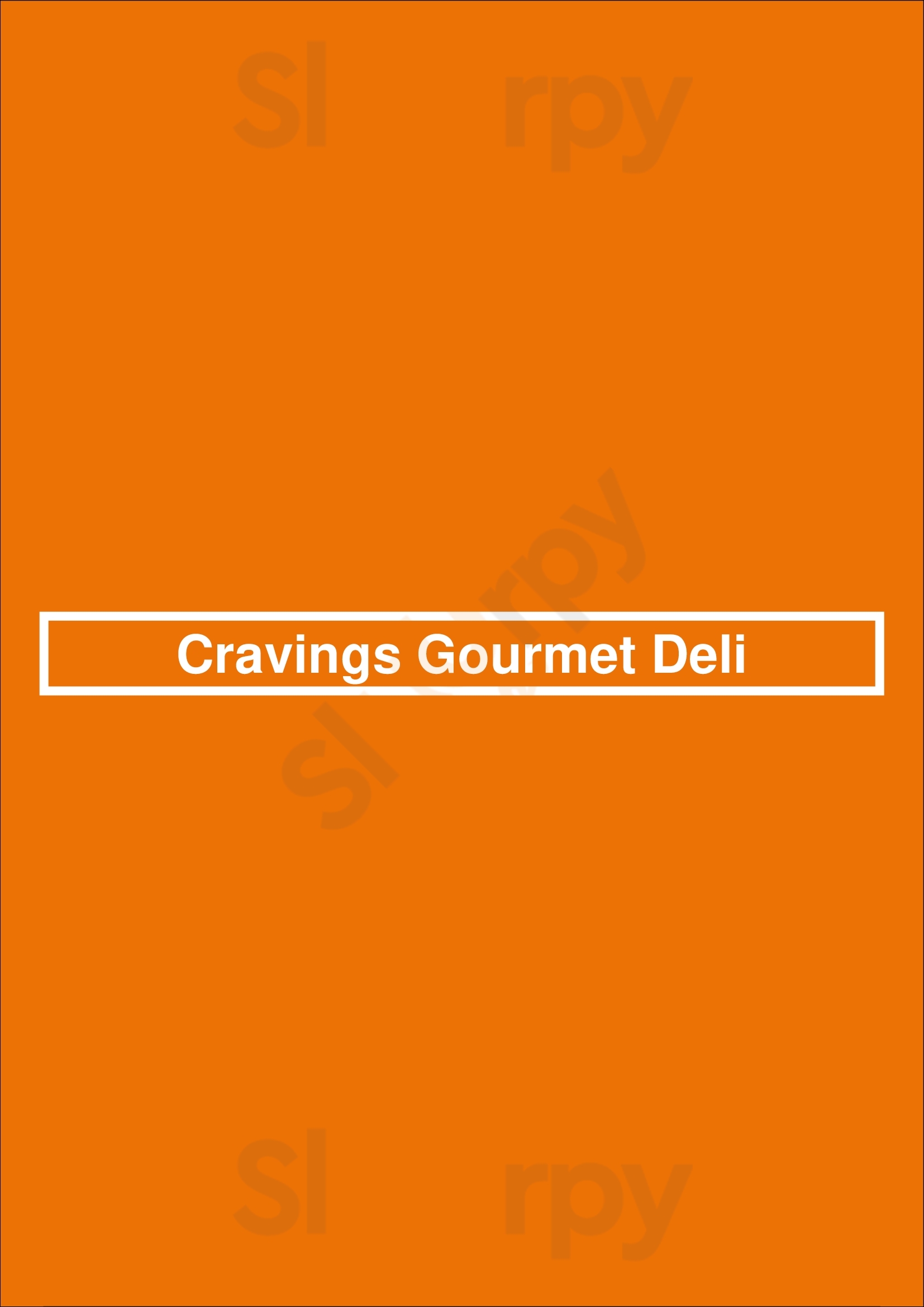 Cravings Gourmet Deli Lancaster Menu - 1
