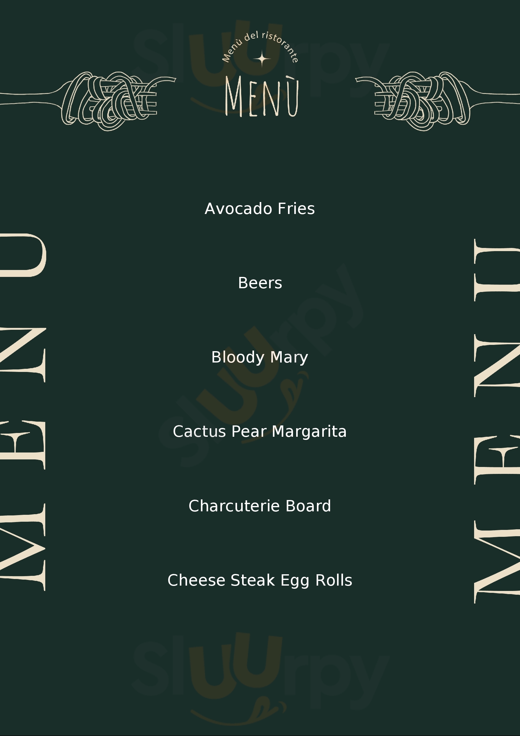 Hitch Savannah Menu - 1