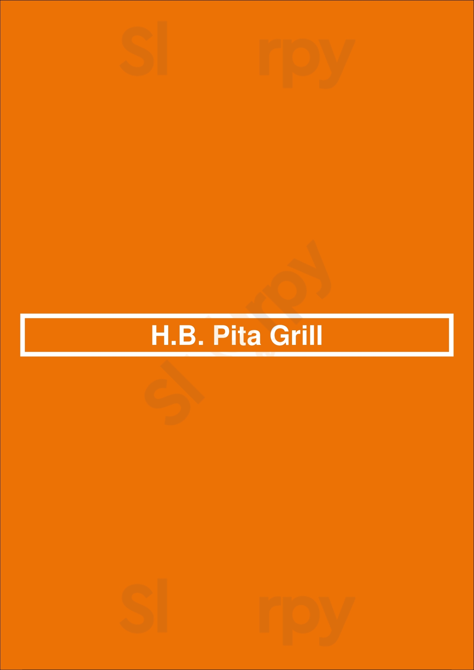 H.b. Pita Grill Huntington Beach Menu - 1