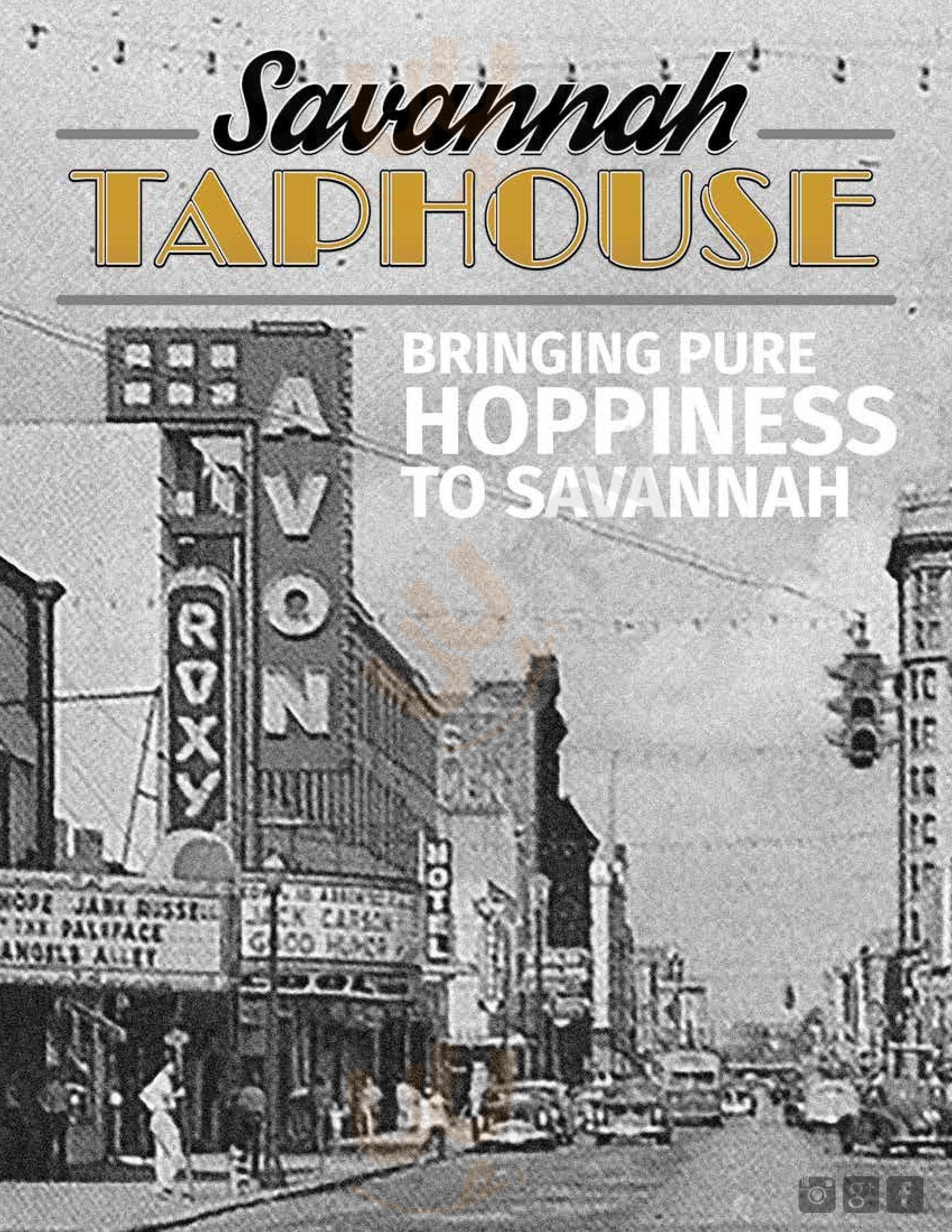 Savannah Taphouse Savannah Menu - 1