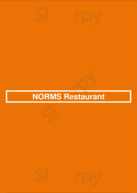 Norms Restaurant menu