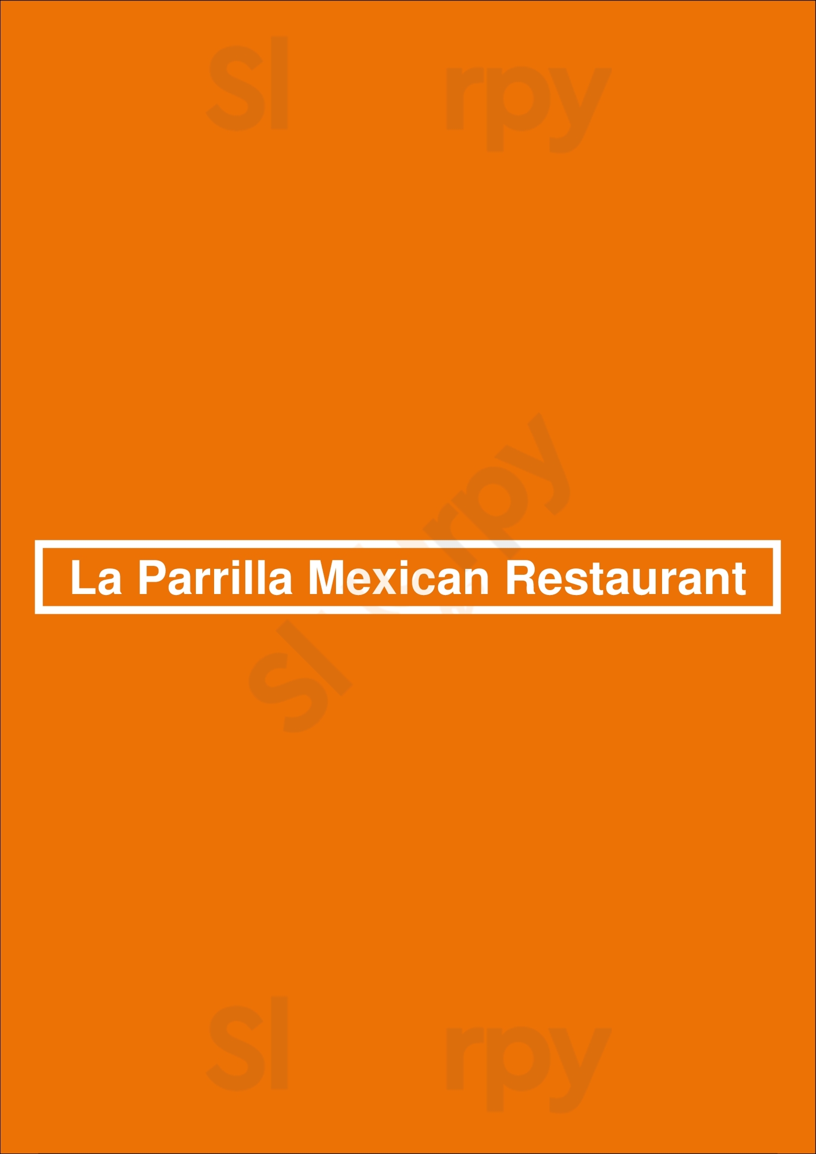 La Parrilla Mexican Restaurant Savannah Menu - 1