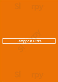 Lamppost Pizza menu