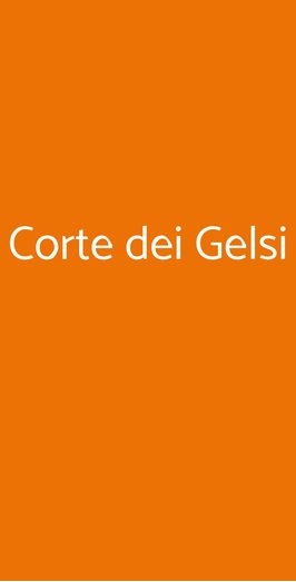 Corte Dei Gelsi, Altedo