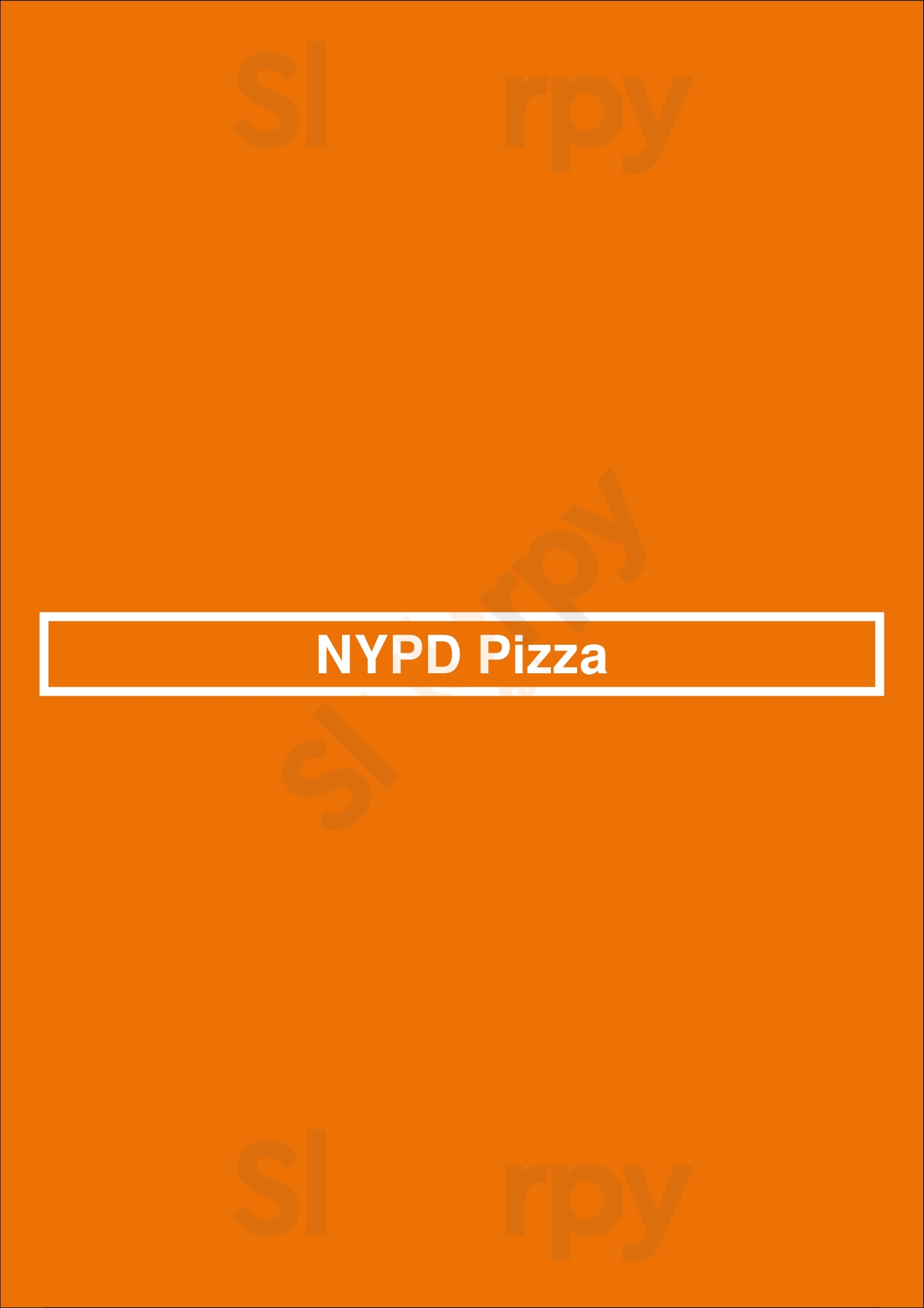 Nypd Pizza Gilbert Menu - 1