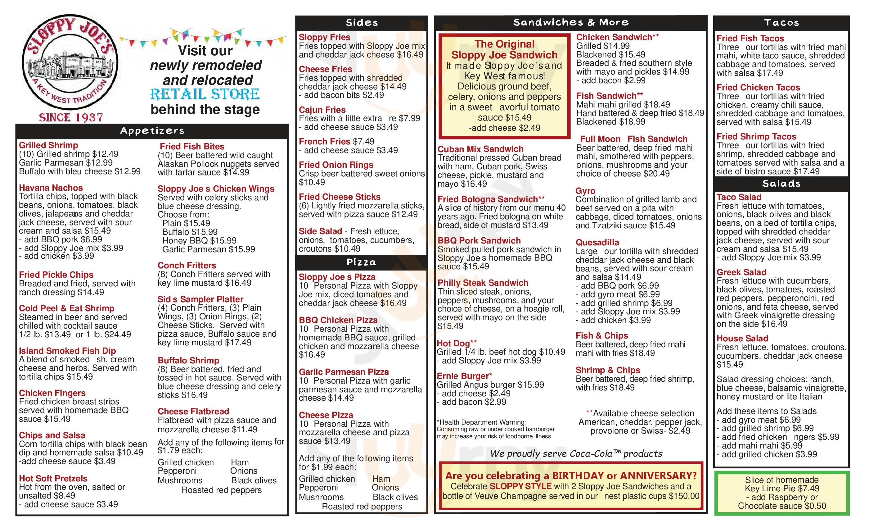 Main Menu - Joe's Chicken Shack