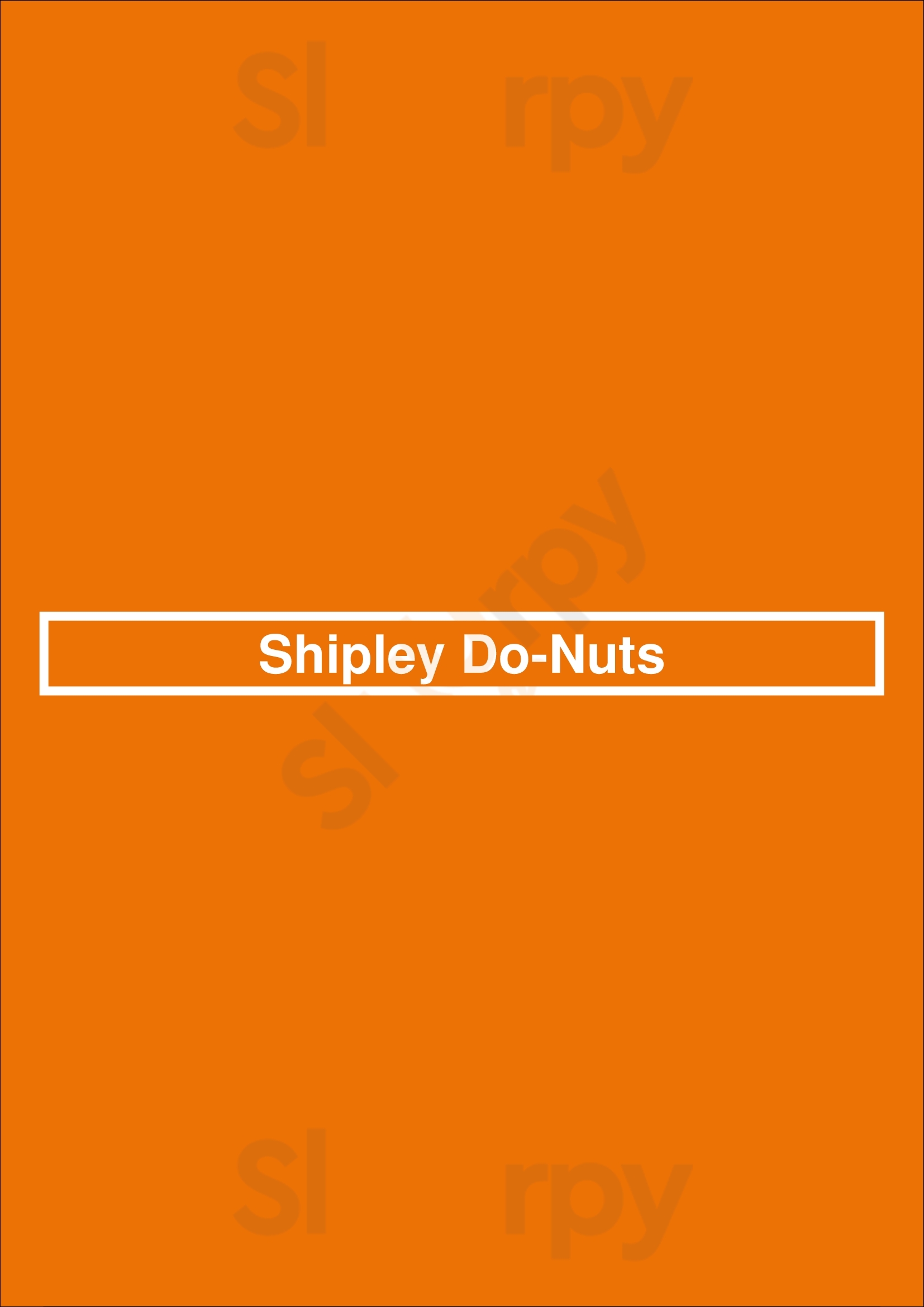 Shipley Do-nuts Katy Menu - 1