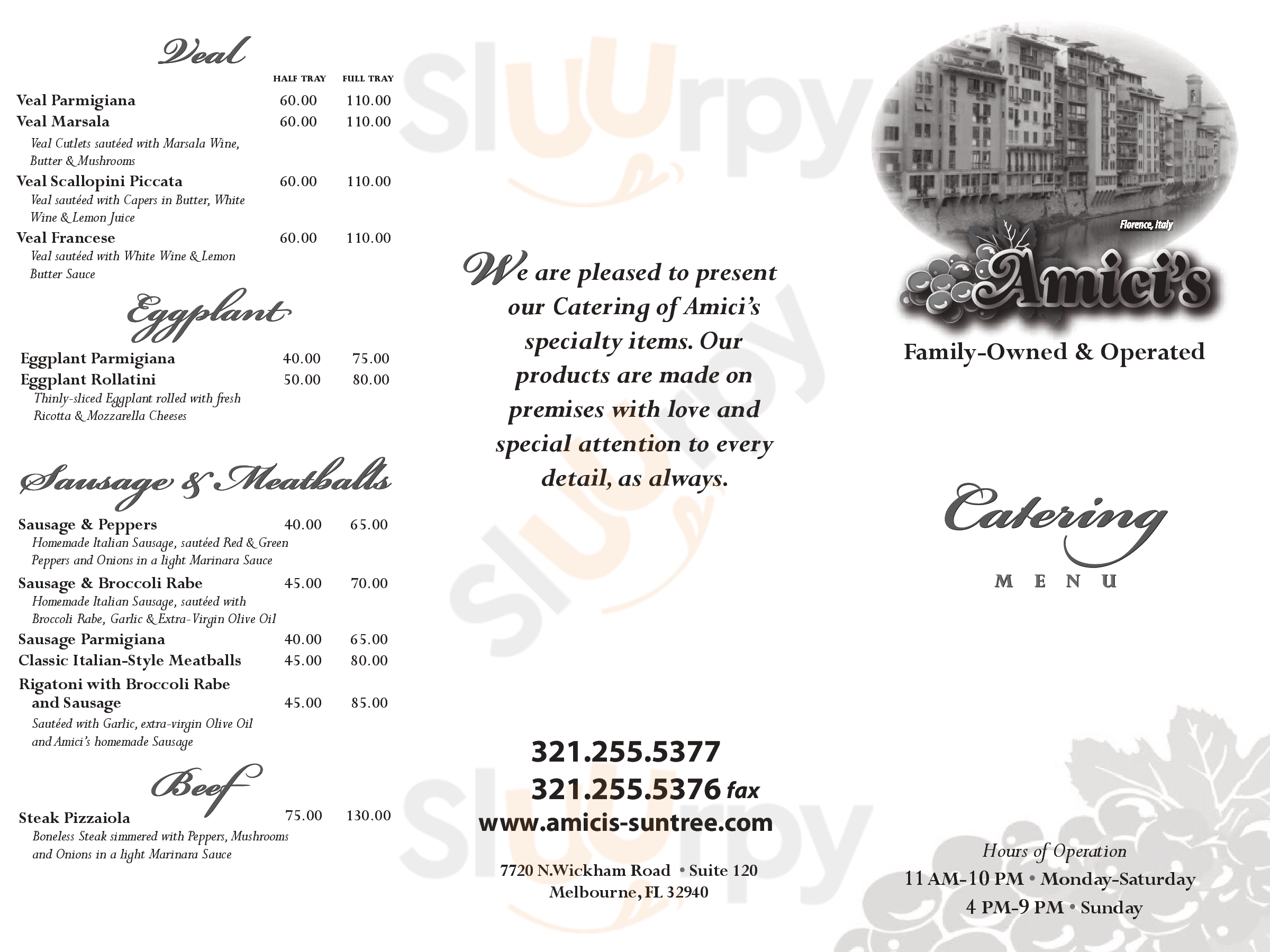 Main Menu - Tailgaters Tavern