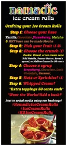 Nomadic Ice Cream Rolls