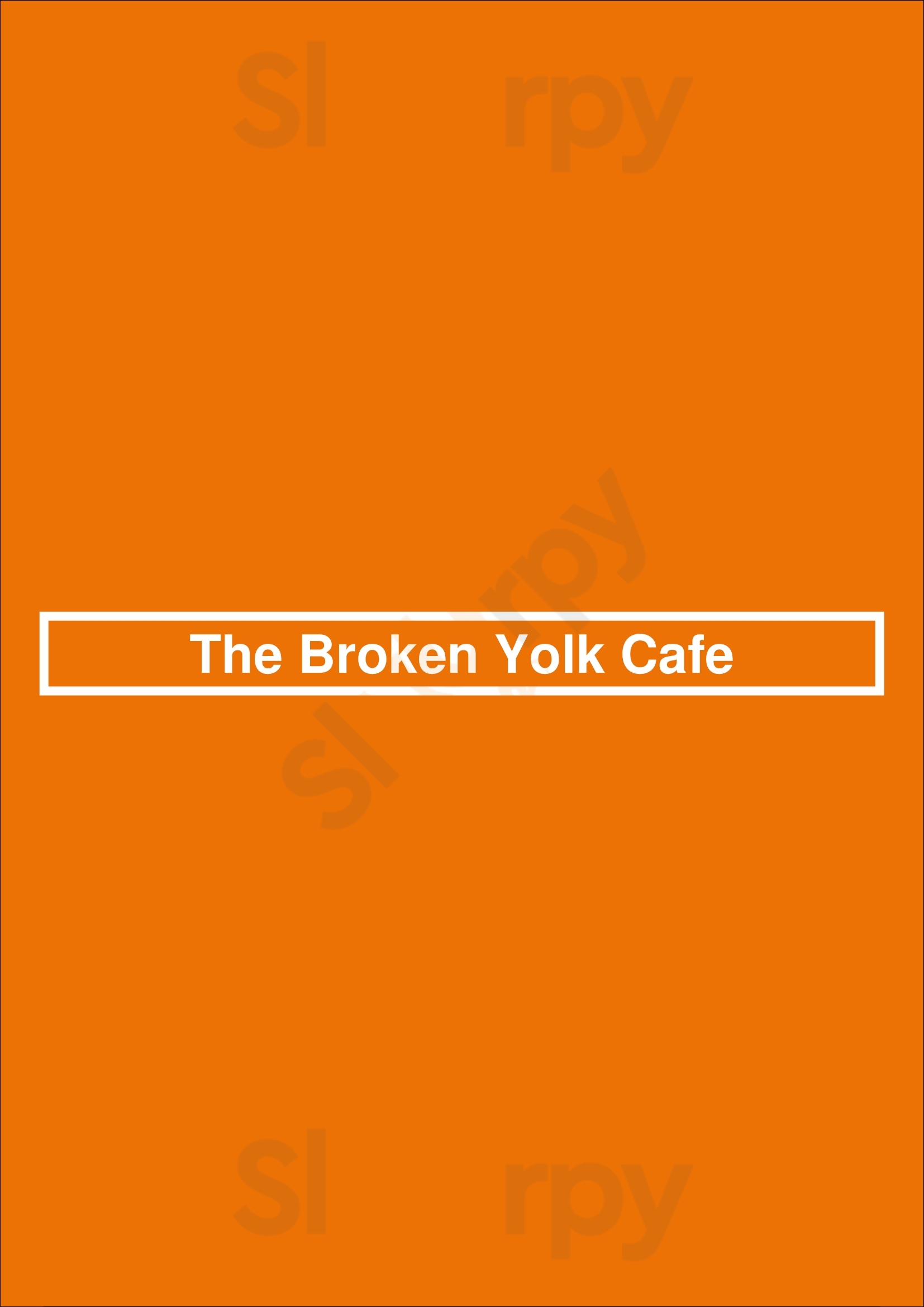 Broken Yolk Cafe Costa Mesa Menu - 1