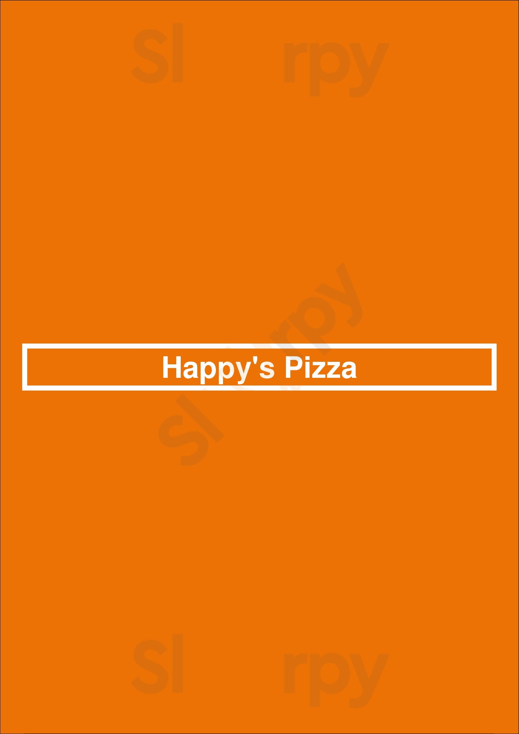 Happy's Pizza Lansing Menu - 1