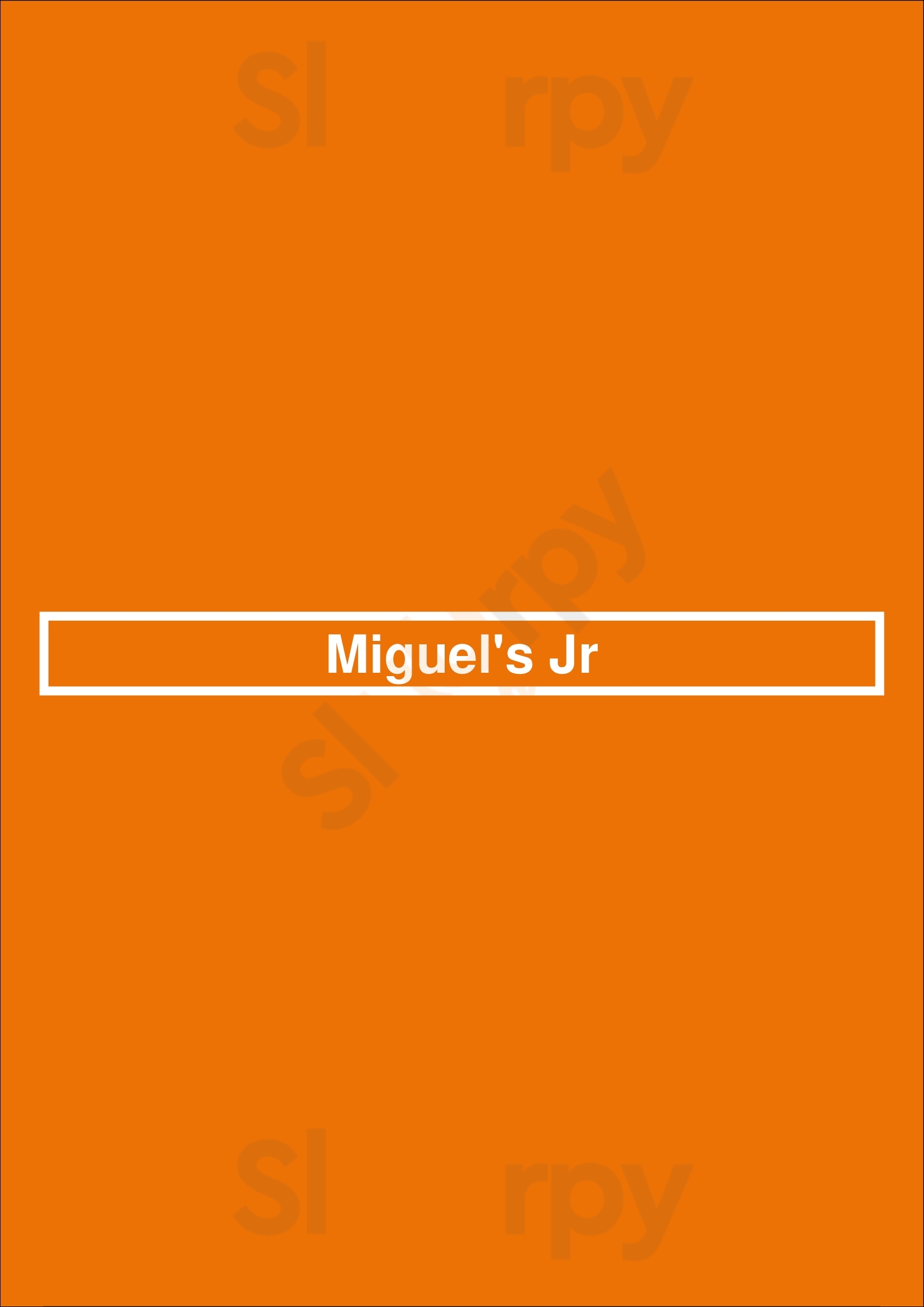 Miguel's Jr Huntington Beach Menu - 1