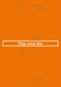 Pulp Juice Bar, Orange