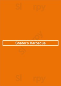 Shabo's Mediterranean Barbecue menu