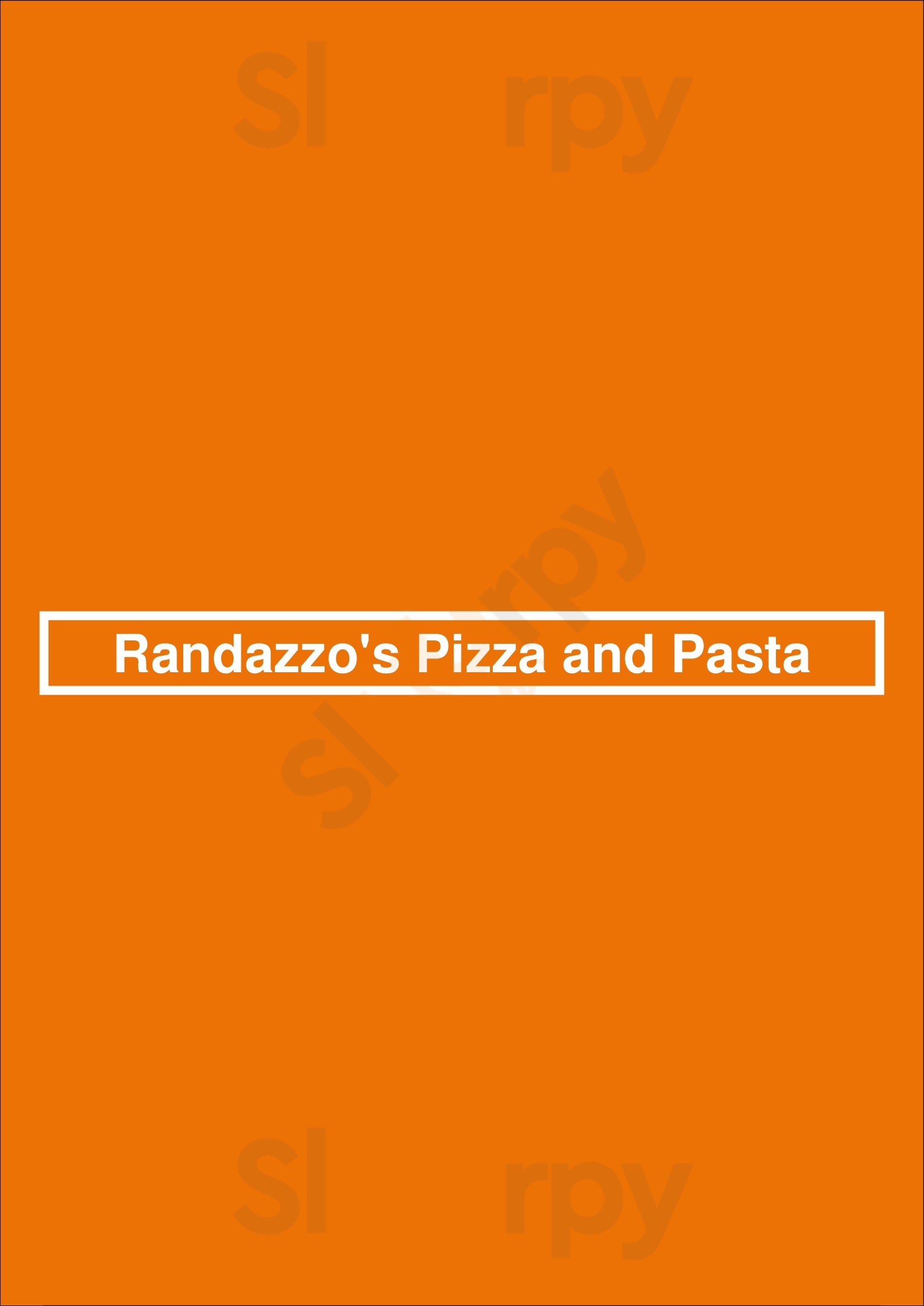 Randazzo's Pizza And Pasta Lancaster Menu - 1