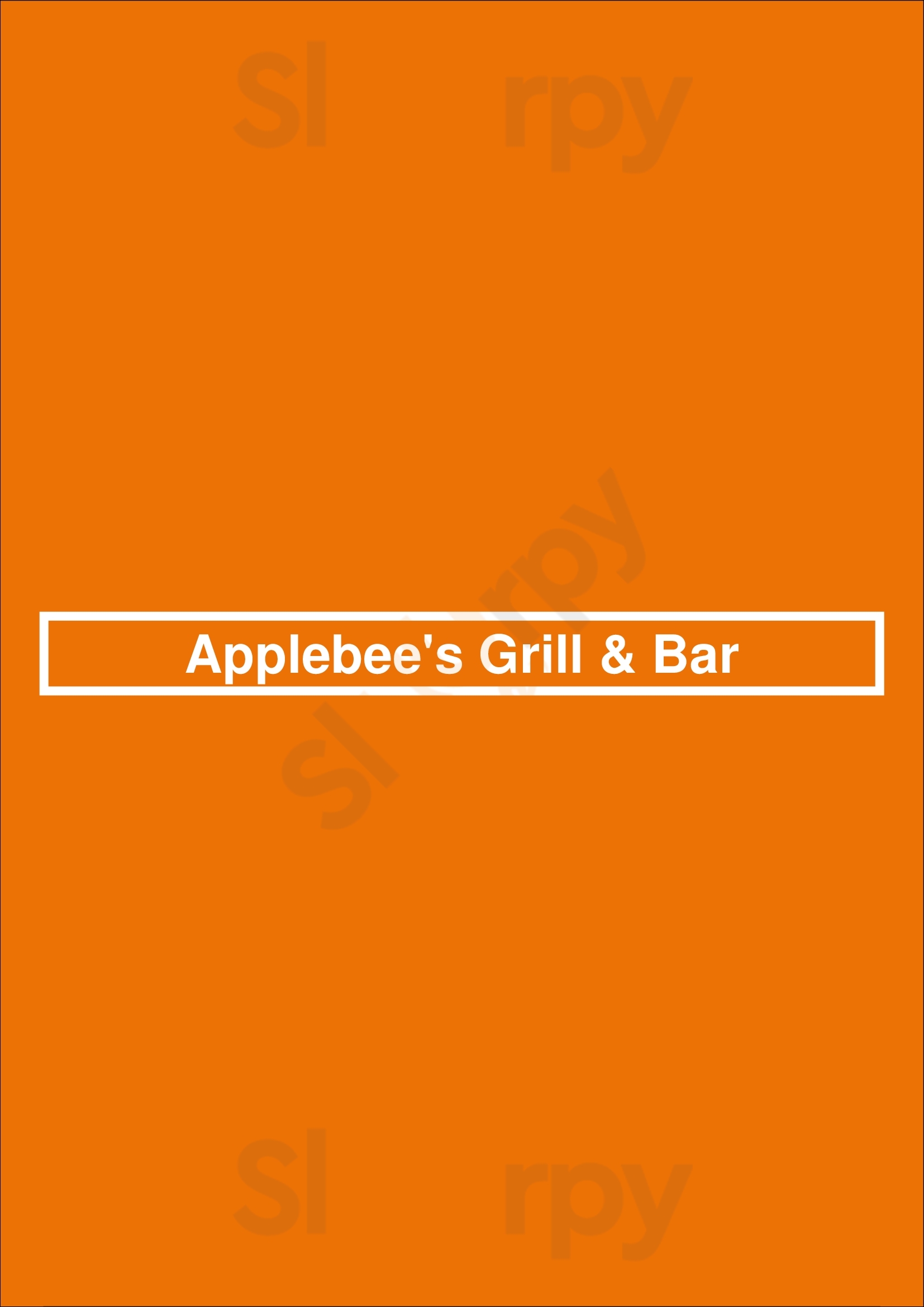 Applebee's Grill & Bar Kissimmee Menu - 1