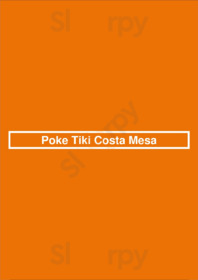 Poke Tiki Costa Mesa, Costa Mesa