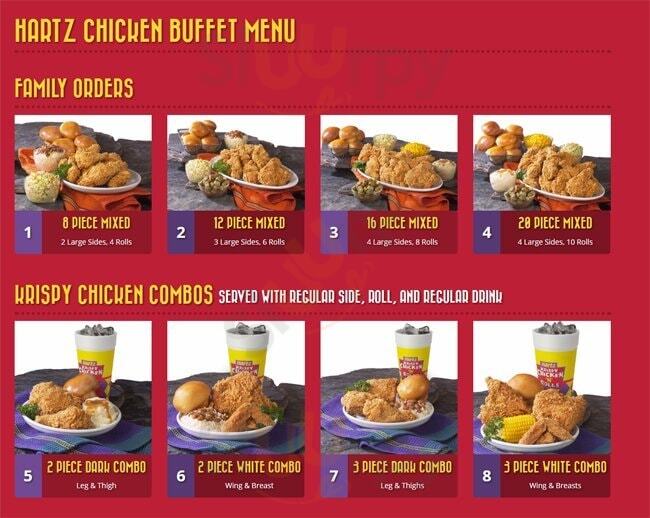 Hartz Chicken Buffet Katy Menu - 1