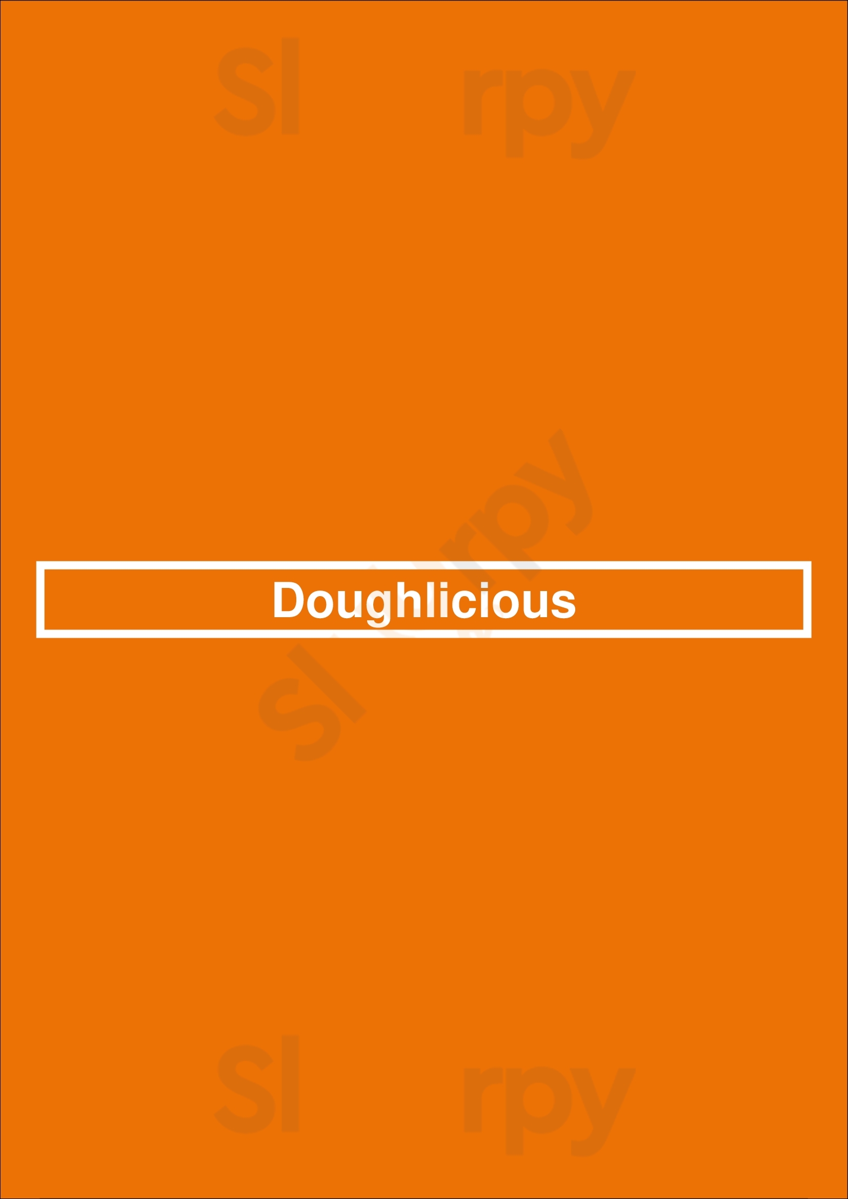 Doughlicious Tallahassee Menu - 1