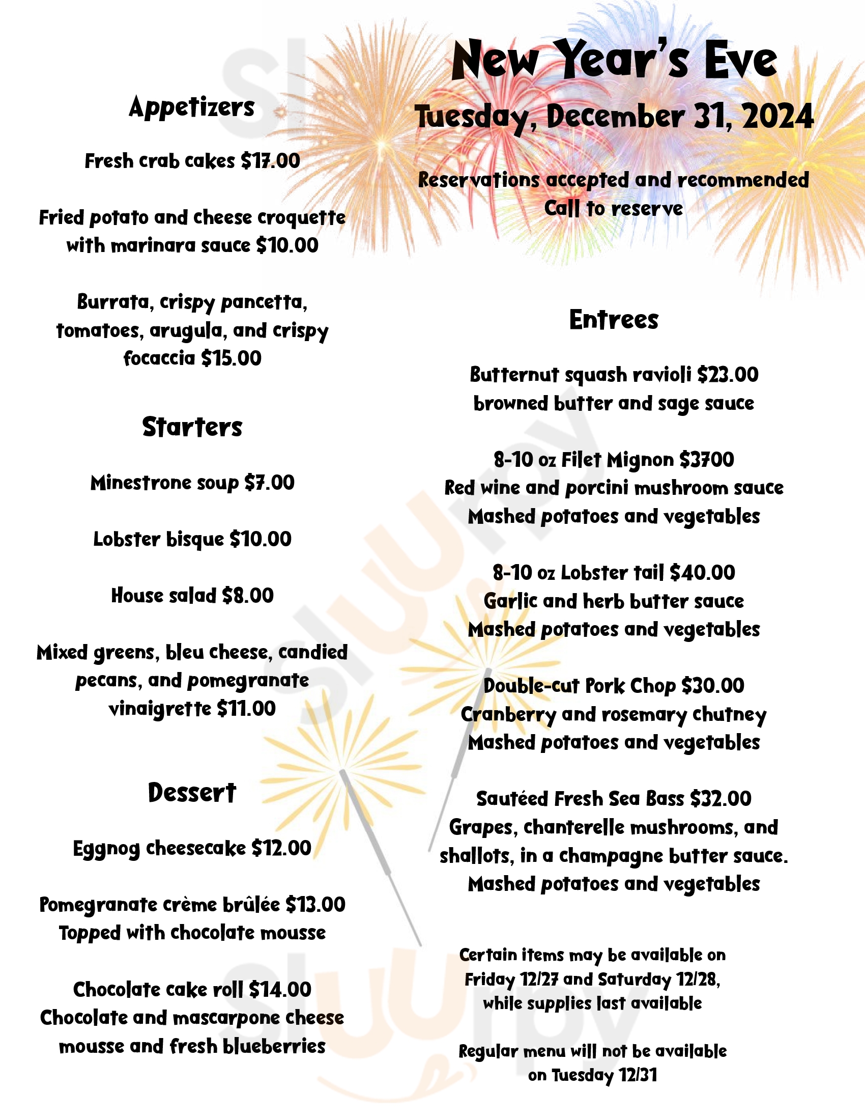 Main Menu - Tutto Famigila