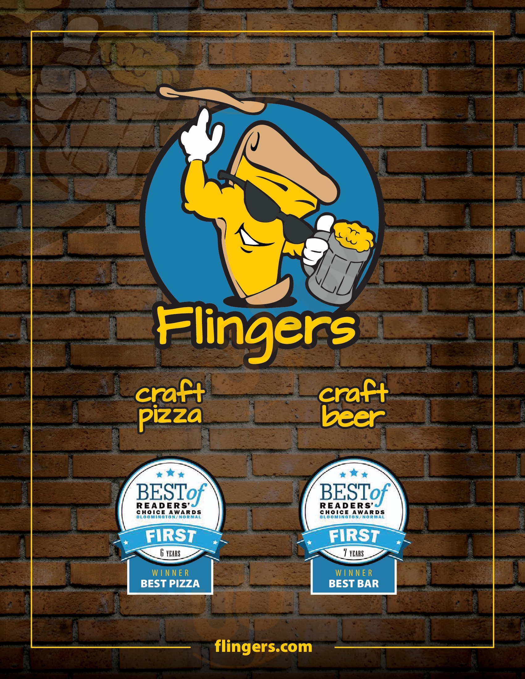 Main Menu - Flingers Pizza Pub