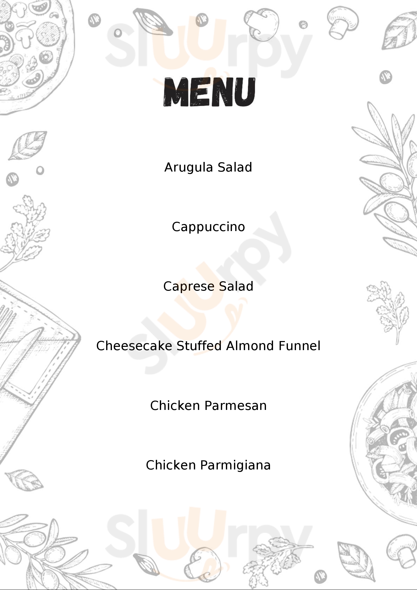 Stefano's Seafood & Pasta Beach Haven Menu - 1