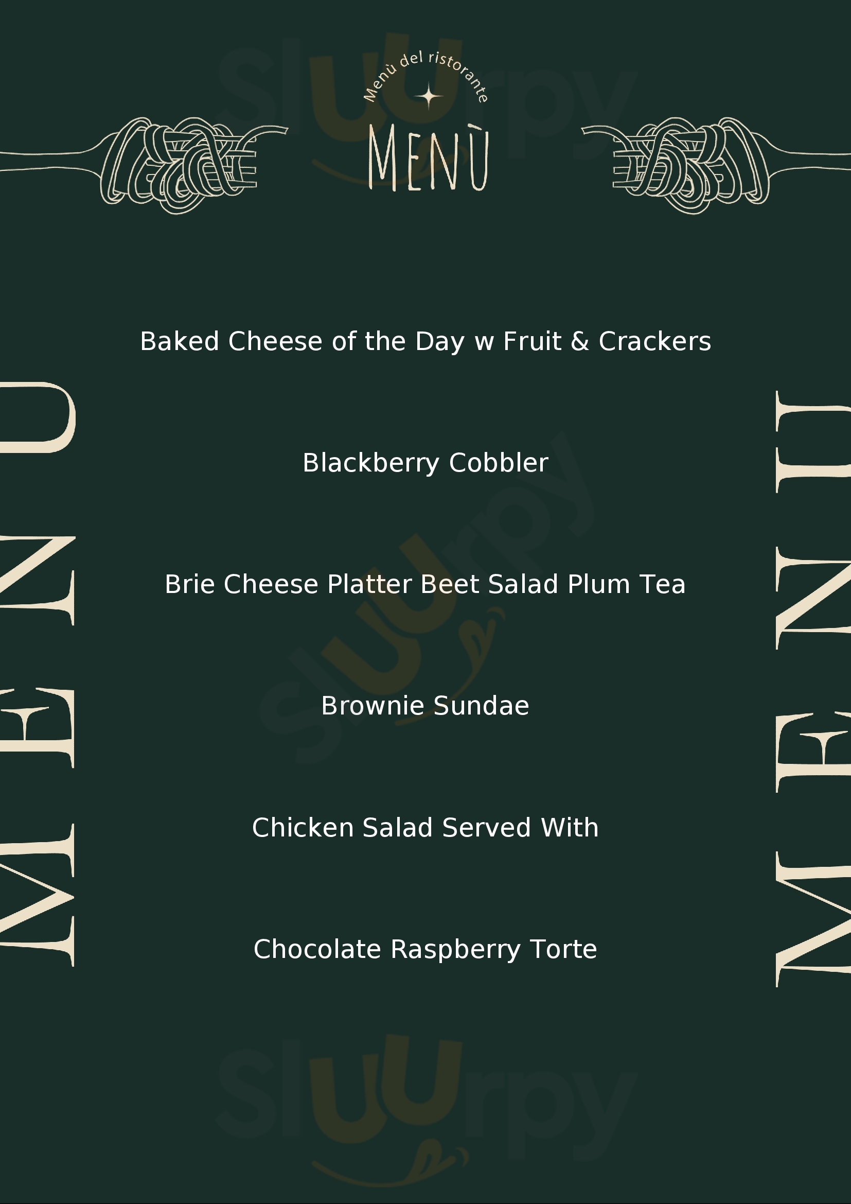 Wild Plum Tea Room Gatlinburg Menu - 1