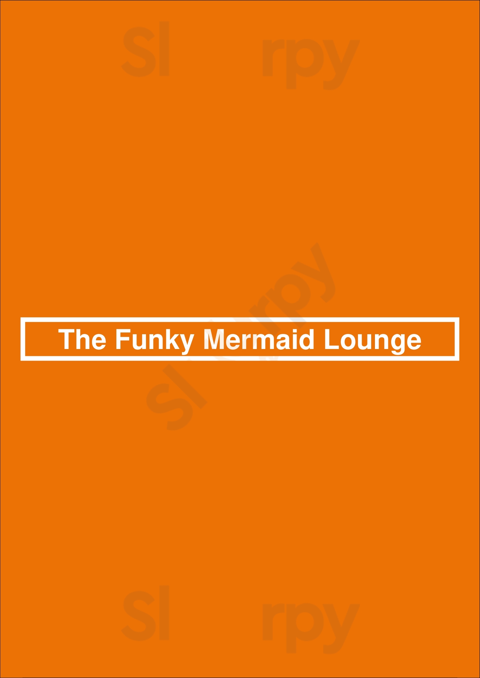 The Funky Mermaid Lounge Panama City Menu - 1