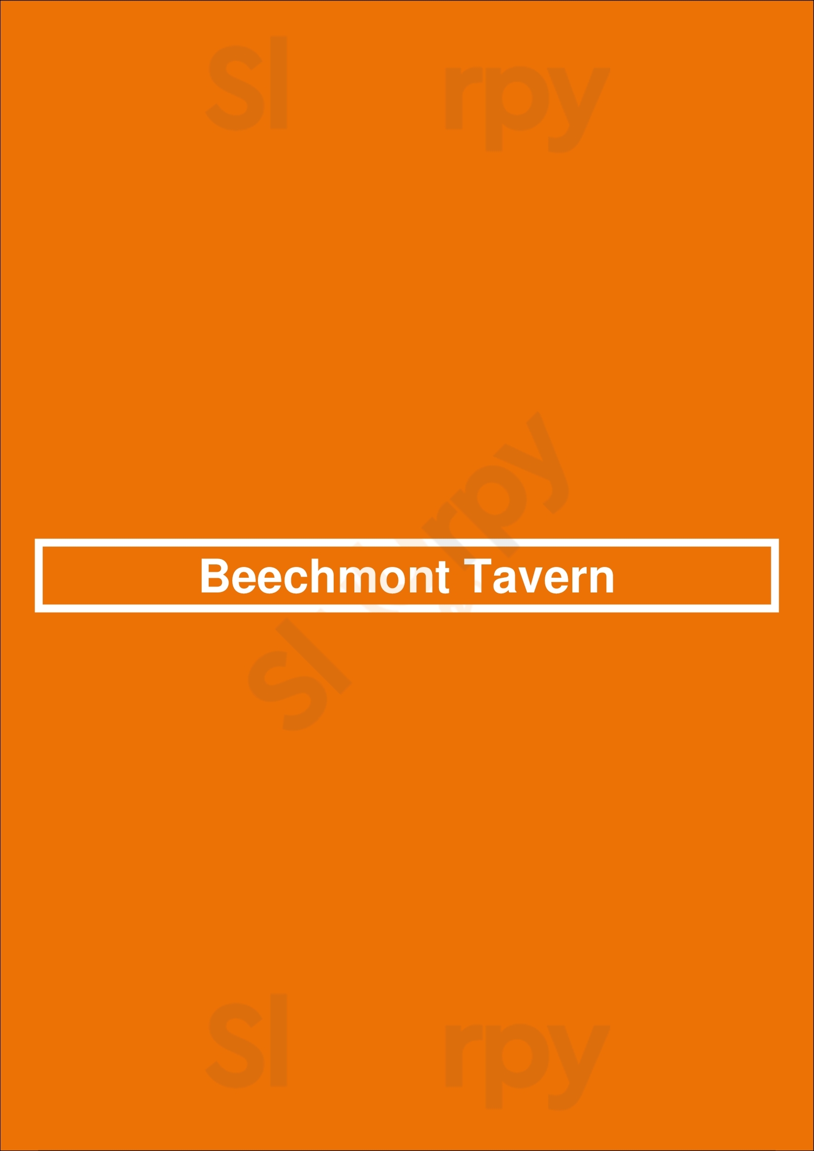 Beechmont Tavern New Rochelle Menu - 1