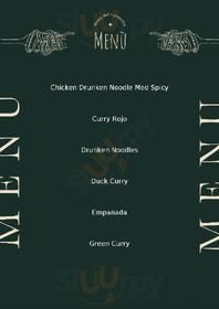Tin Thai Kitchen menu