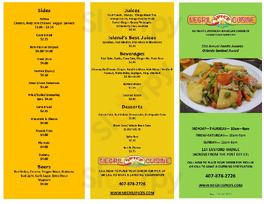 Negril  Spice Jamaican American Cuisine menu
