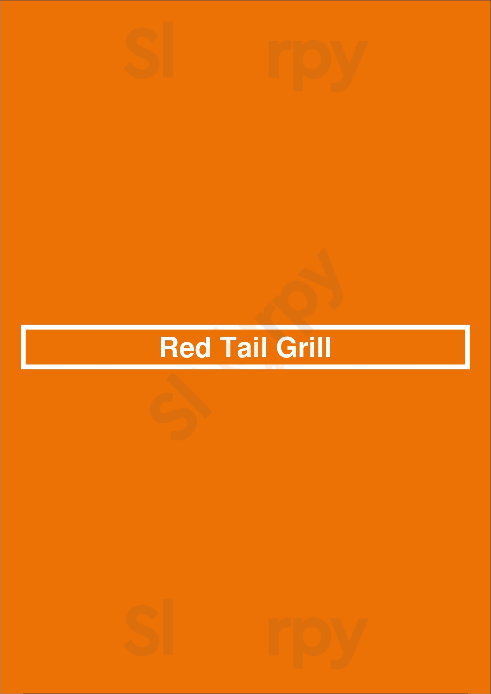 Red Tail Grill Park City Menu - 1