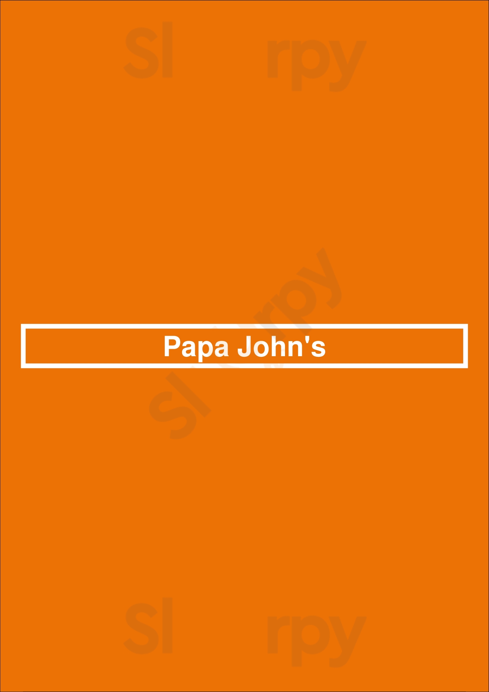 Papa John's Pizza Pearland Menu - 1