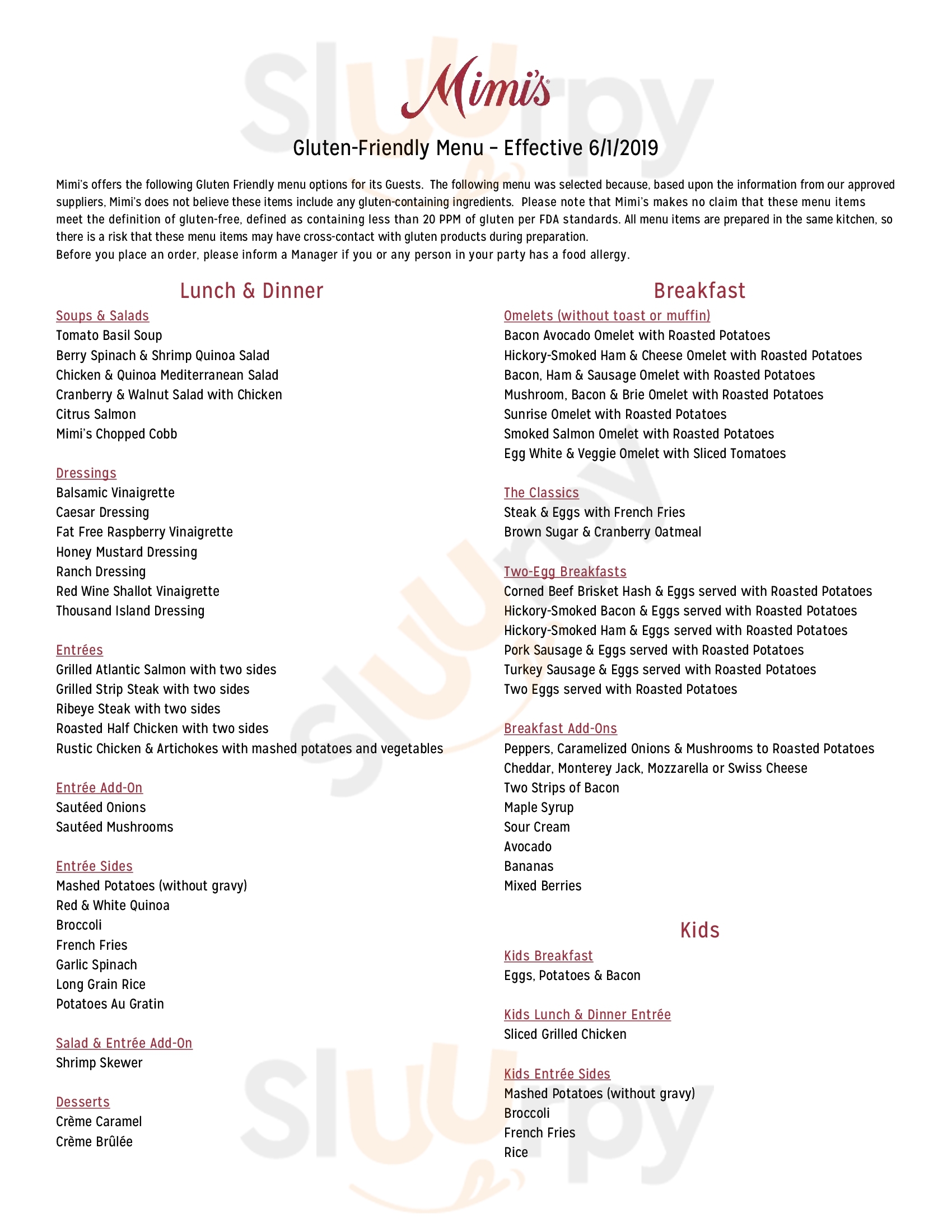 Main Menu - Soup 'n Roll