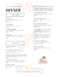 Bella Collina menu